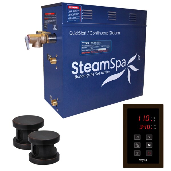 Steamspa Oasis 12 KW QuickStart Bath Generator in Oil Rubbed Bronze OAT1200OB - main